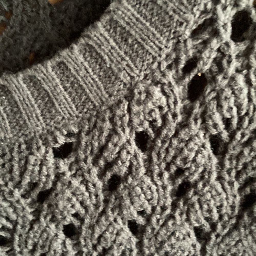 Grey Knit Sweater - Picture 4 of 4